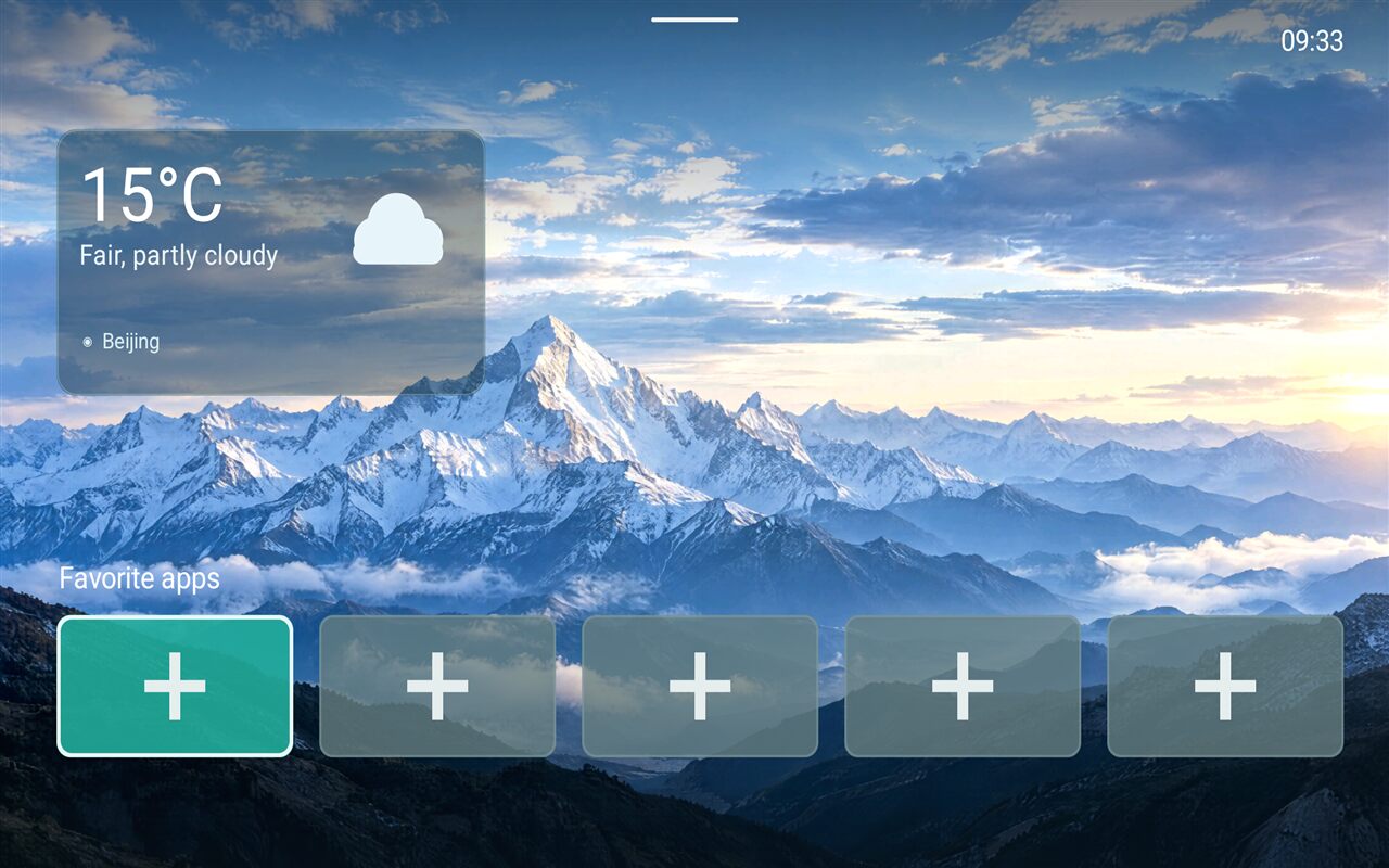 超级桌面在 Android 模拟器中的运行画面